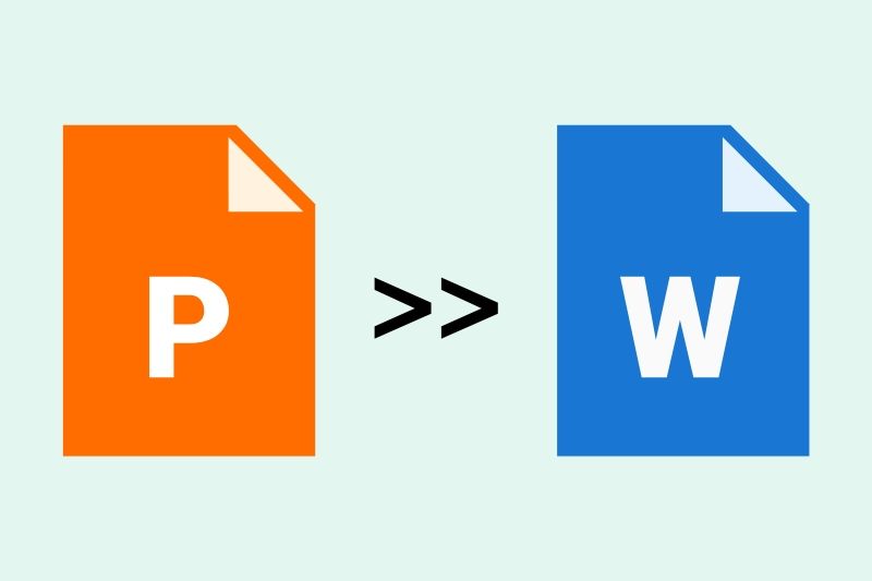 كيفية تحويل PowerPoint إلى Word؟ (PPT إلى Word)
