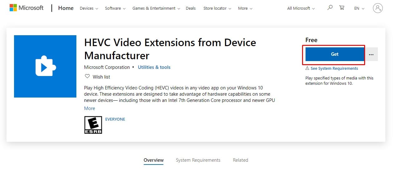 How To Install Free HEVC Codecs on Windows 10 Computer