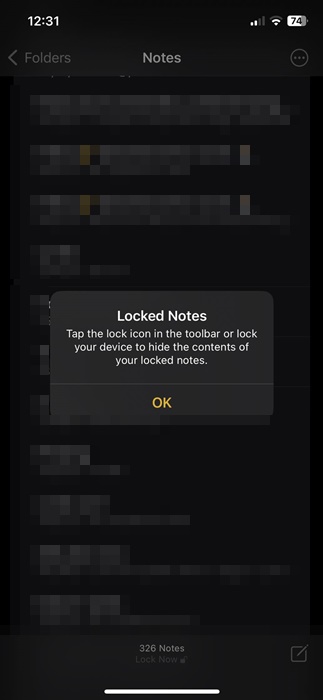 How to Lock or Unlock Notes on iPhone