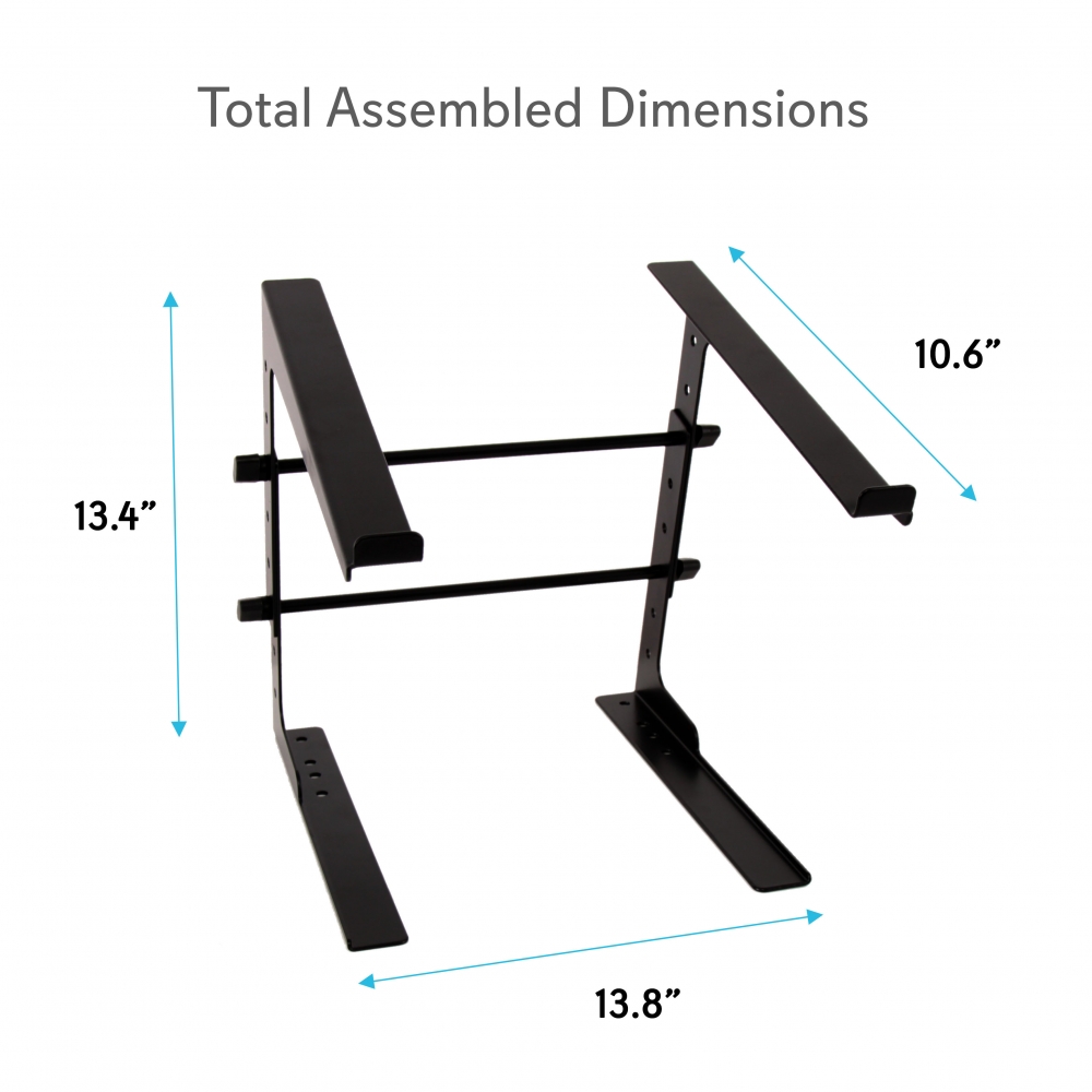 Laptop Computer Stand For DJ With Storage Shelf — Tech vision Electronics