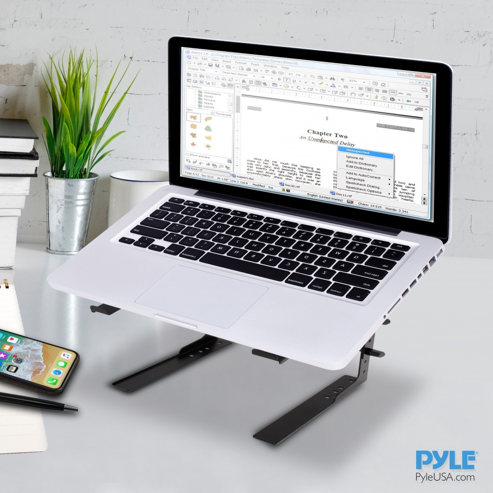 Laptop Computer Stand For DJ With Storage Shelf — Tech vision Electronics