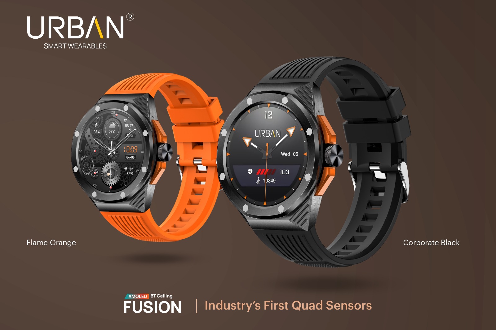 URBAN Fusion Smartwatch with Ultra HD Super AMOLED Display, Launched at