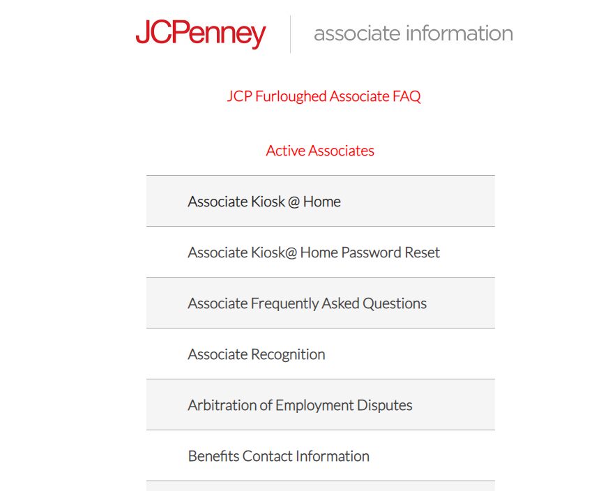 How can I access the JCPenney Associate Kiosk at home? TECHWALTZ
