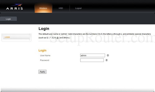 Arris Router [Login, IP, Pssword, Reset, Setup] - Techwarior