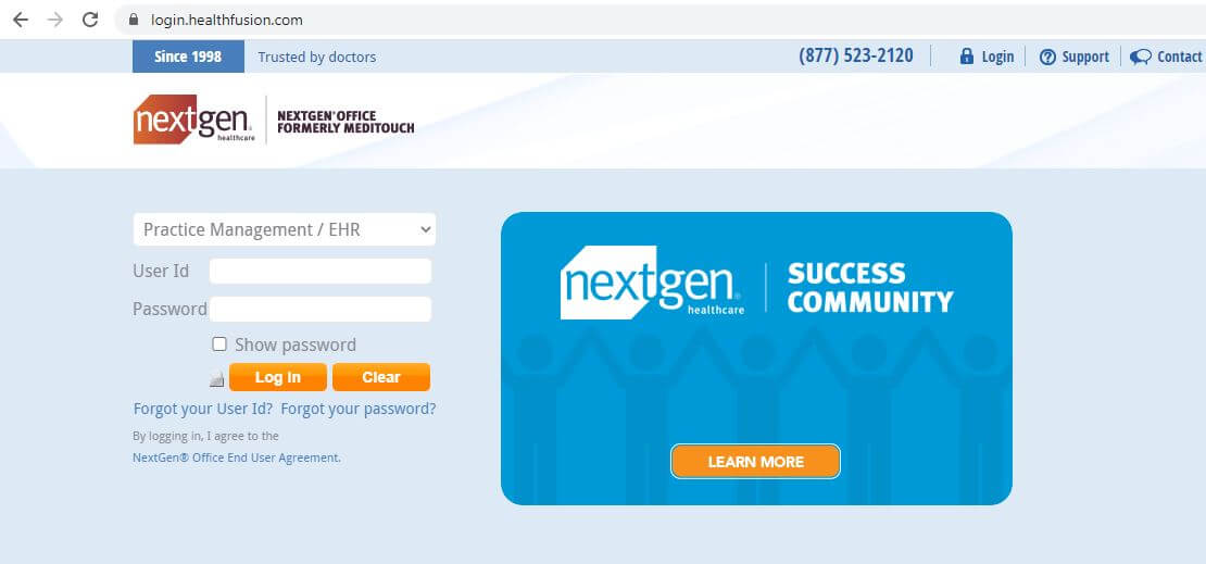 Healthfusion Login Techwarior