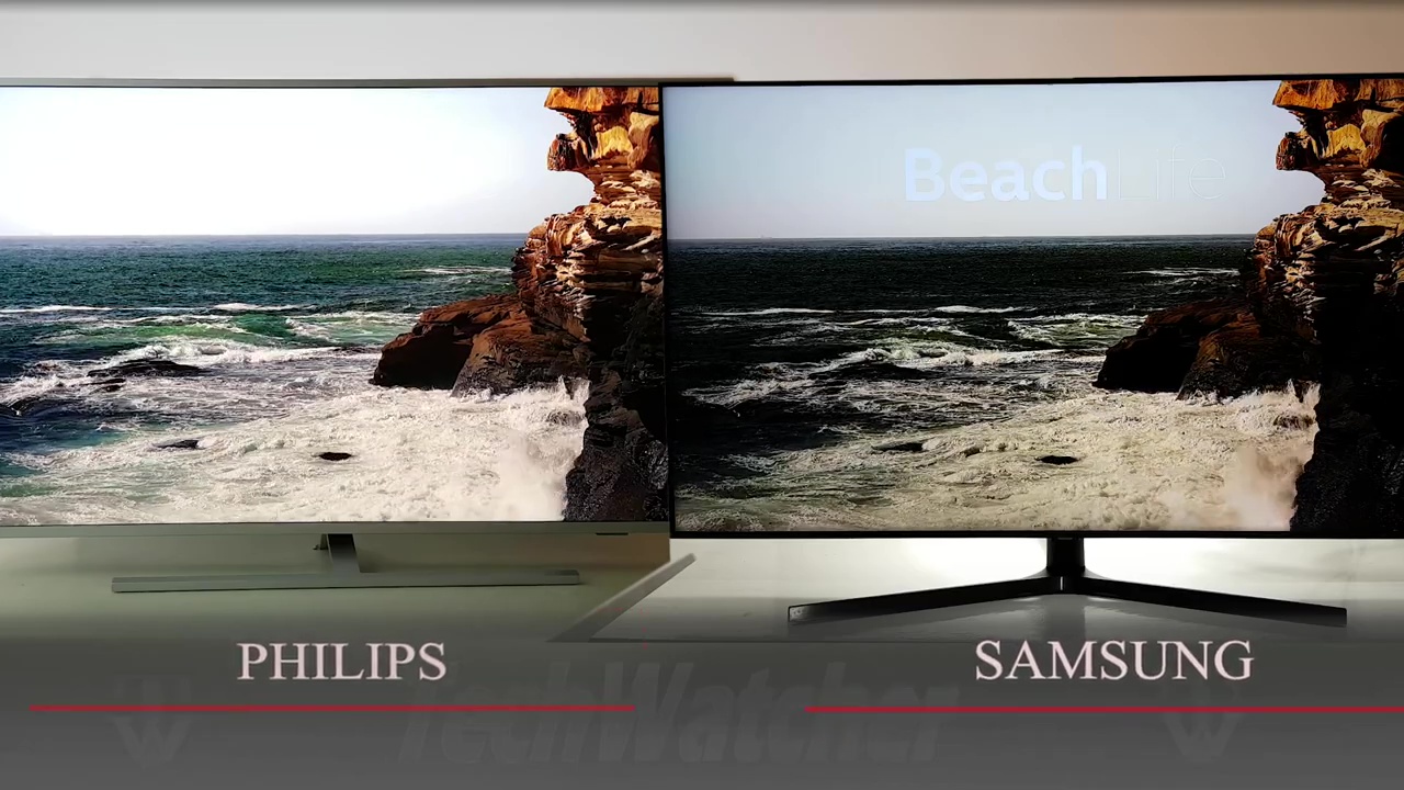 Philips PUS8505 vs Samsung TU8500 Smart TV Tech Watcher Blog