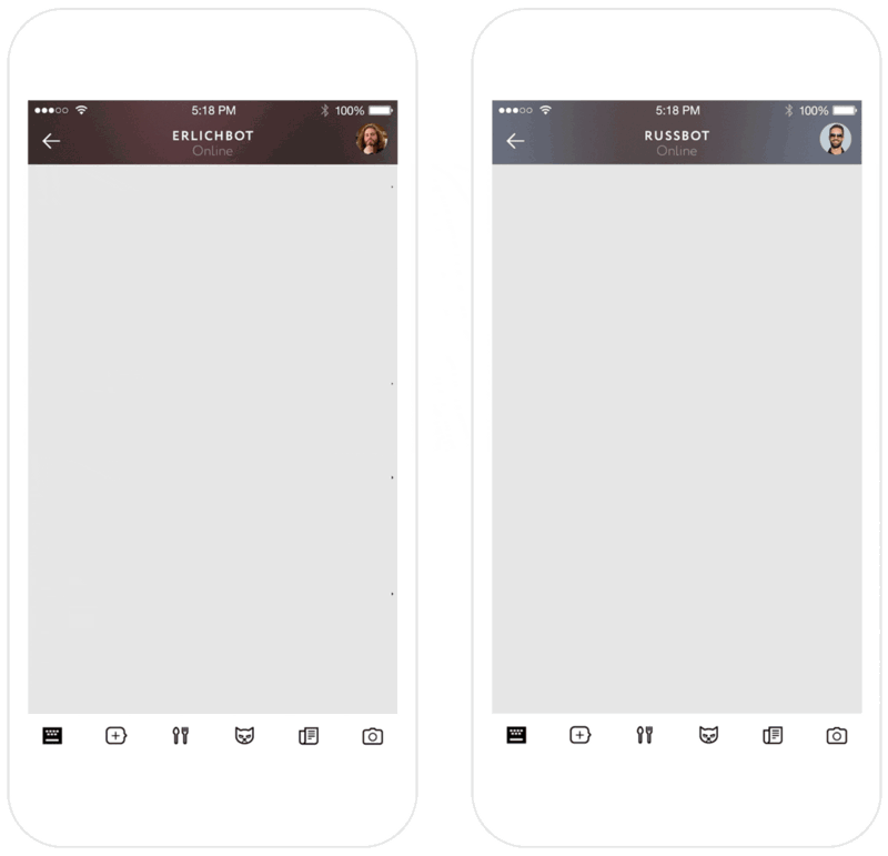 There are bots that allow you to chat with characters from the TV show