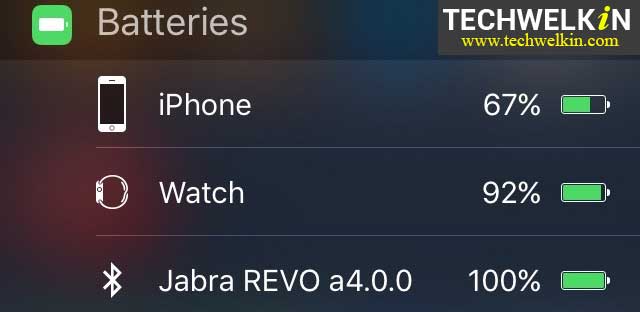 iPhone Bluetooth Battery Icon and Widget for Tracking Device Charge