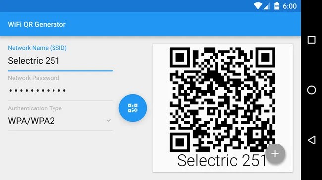 4 QR Code Apps To Share WiFi Password From One Phone to