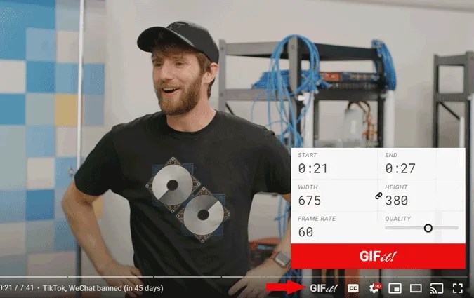 Gifit Chrome extension
