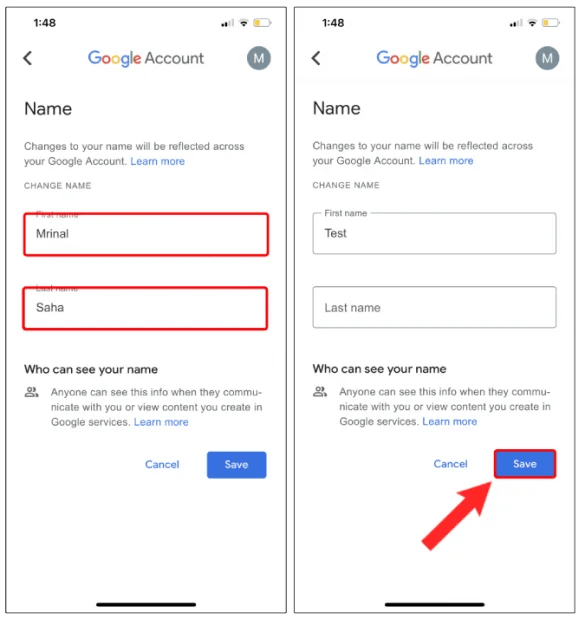 How to Change Your Gmail Display Name on Android, iOS, and Web TechWiser