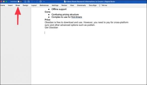 So fügen Sie eine Signatur in Microsoft Word hinzu