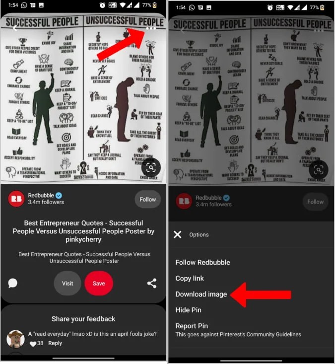How to Download Pictures and Videos on Pinterest TechWiser