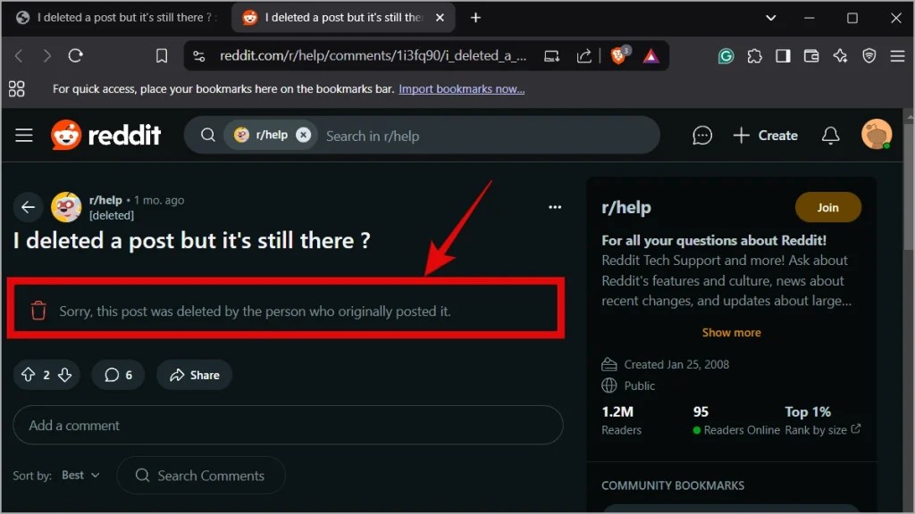 How to See Deleted Reddit Posts, Comments Tips and Tricks TechWiser