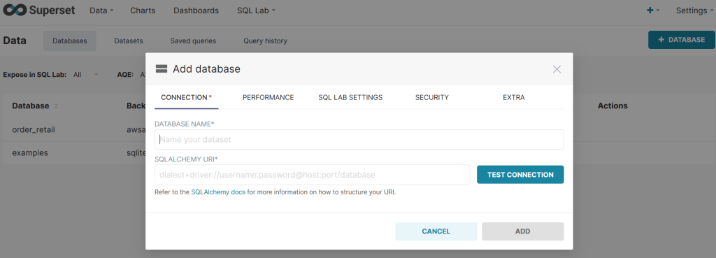 Visualize Amazon S3 data using Apache Superset