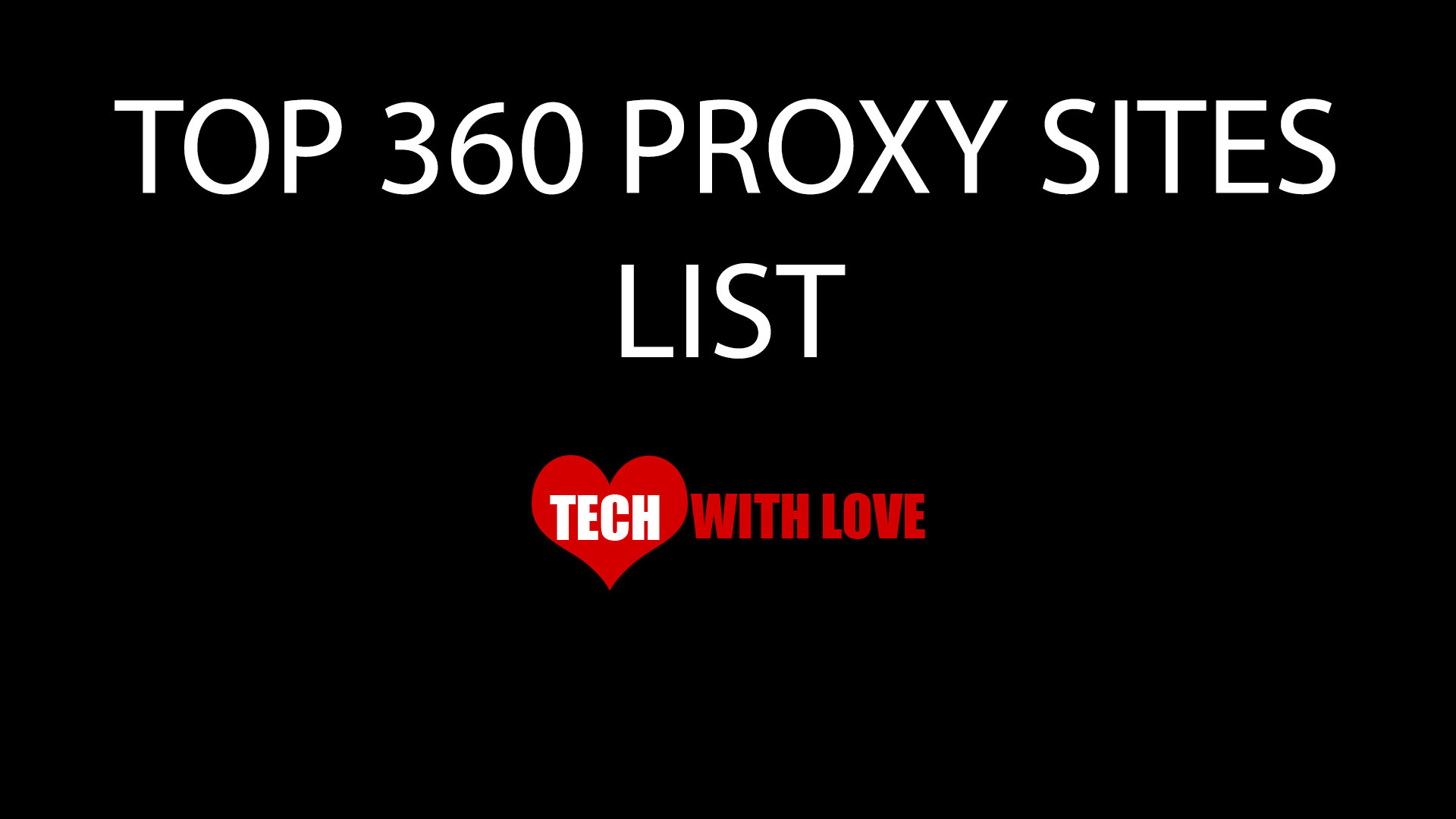 Top 360+ Free Proxy Sites List for 2016