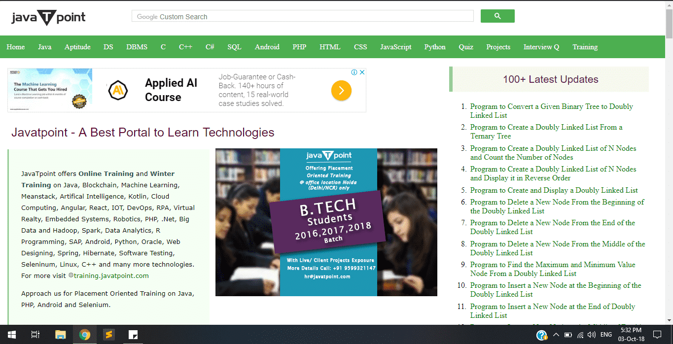 Top 10 websites to learn Computer Science for Free
