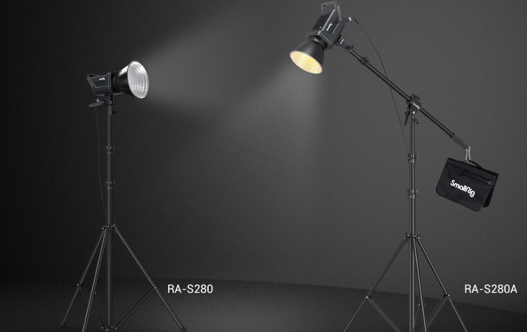 This AirCushioned Light Stand With Arm Is A Safe And Convenient