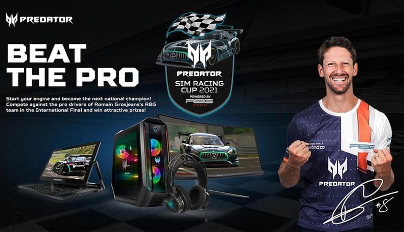 Acer launches Predator Sim Racing Cup 2021