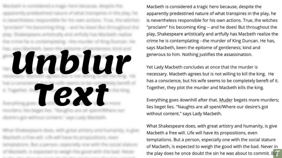 How to View Blurred Text on Websites? Unblur Text Now Techy Jungle