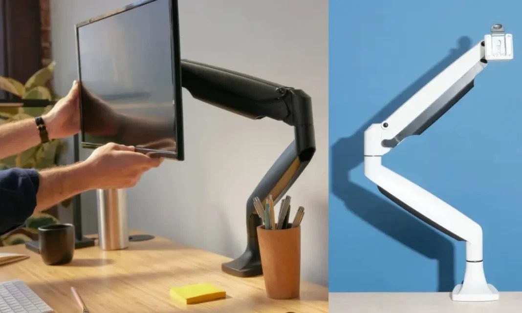 Fully Jarvis Monitor Arm Review fits up to 32 Computer Display TechyMunch