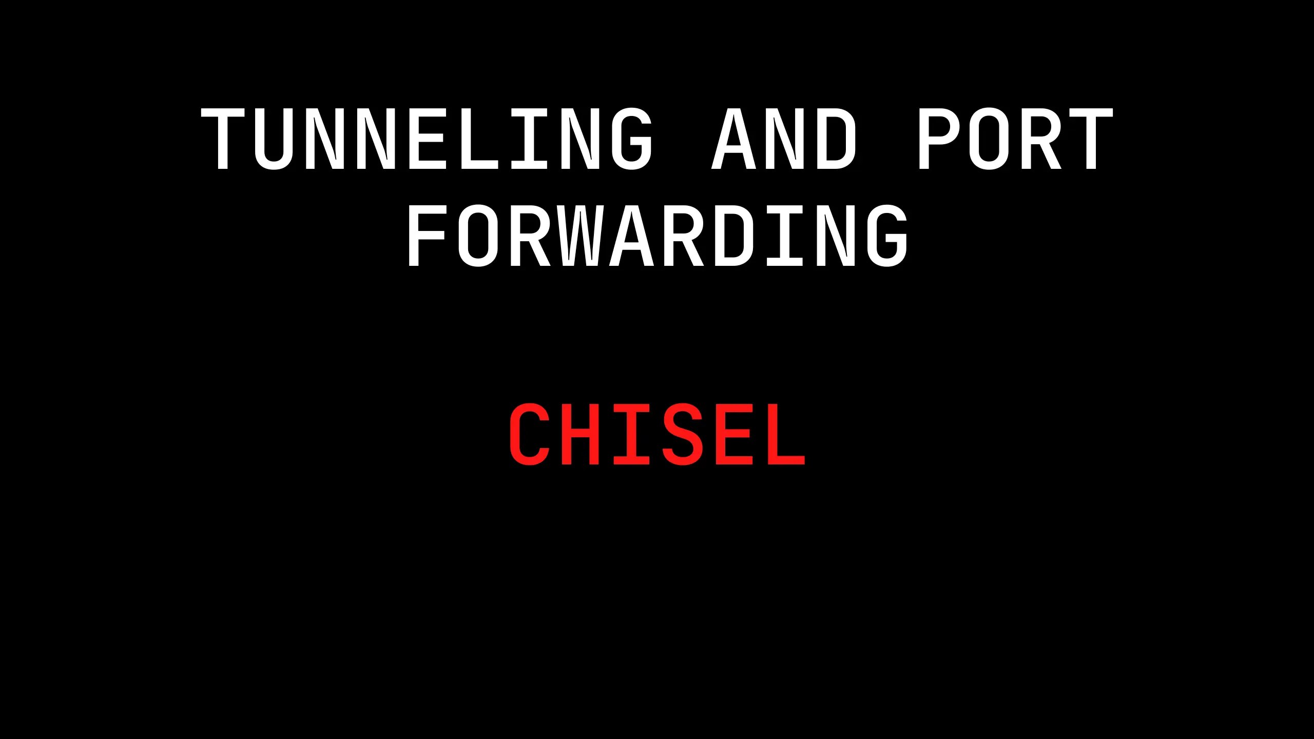 Chisel Full Tutorial Updated 2024