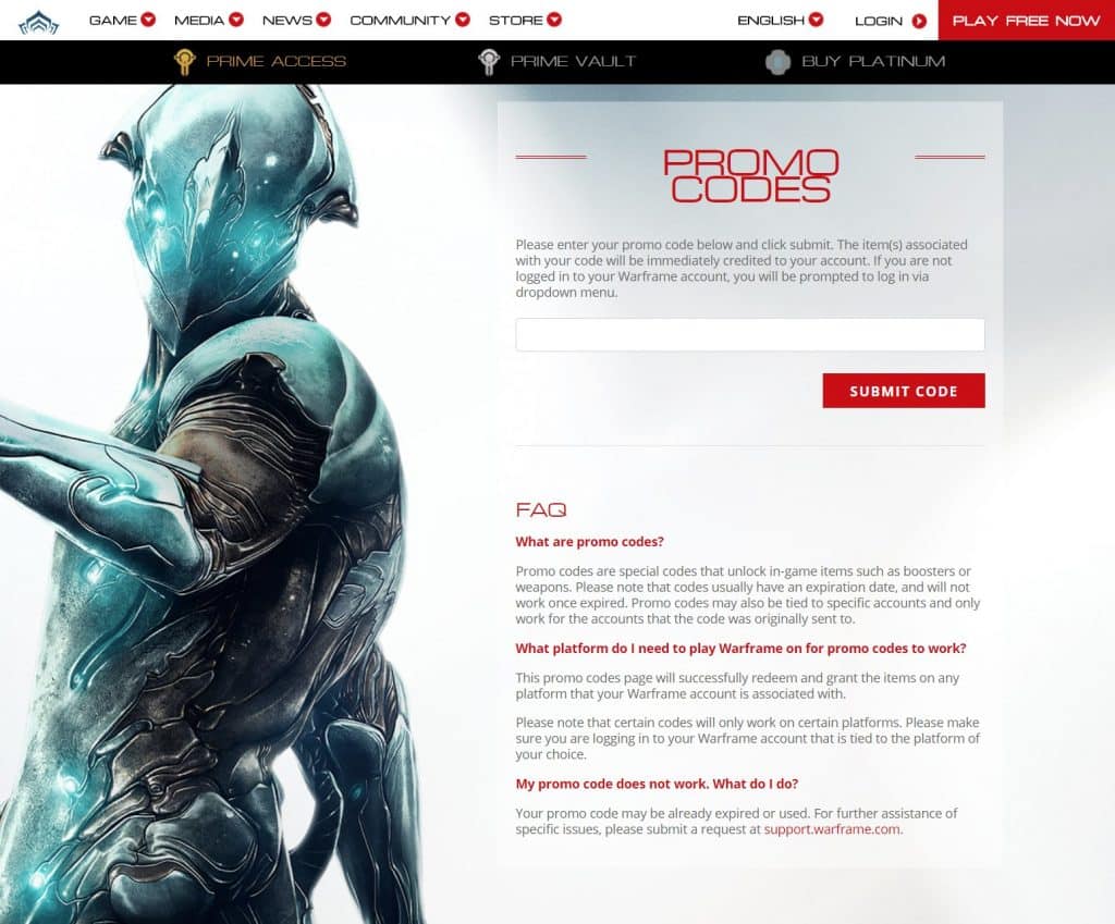 Warframe Promo Codes 2021 Free Glyph Items TechyWhale