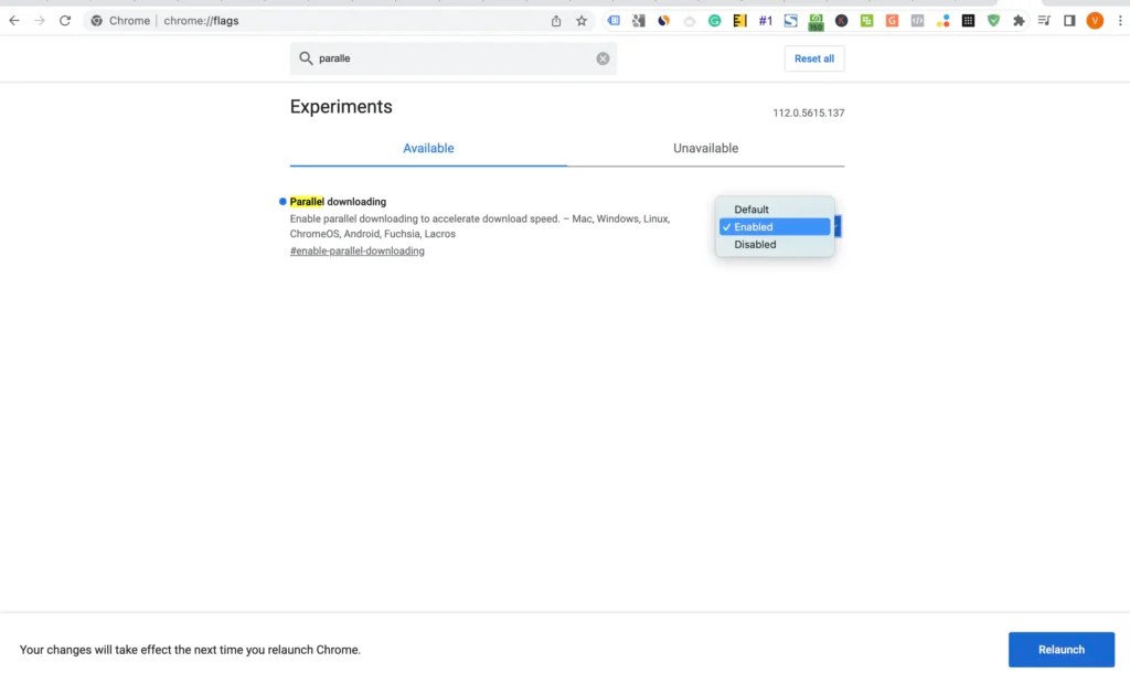 How to Enable Parallel Downloading in Google Chrome