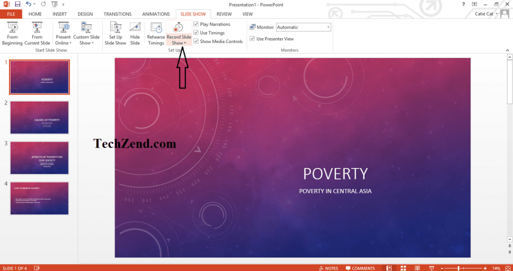 Record a Slideshow in PowerPoint 2013 [How To]