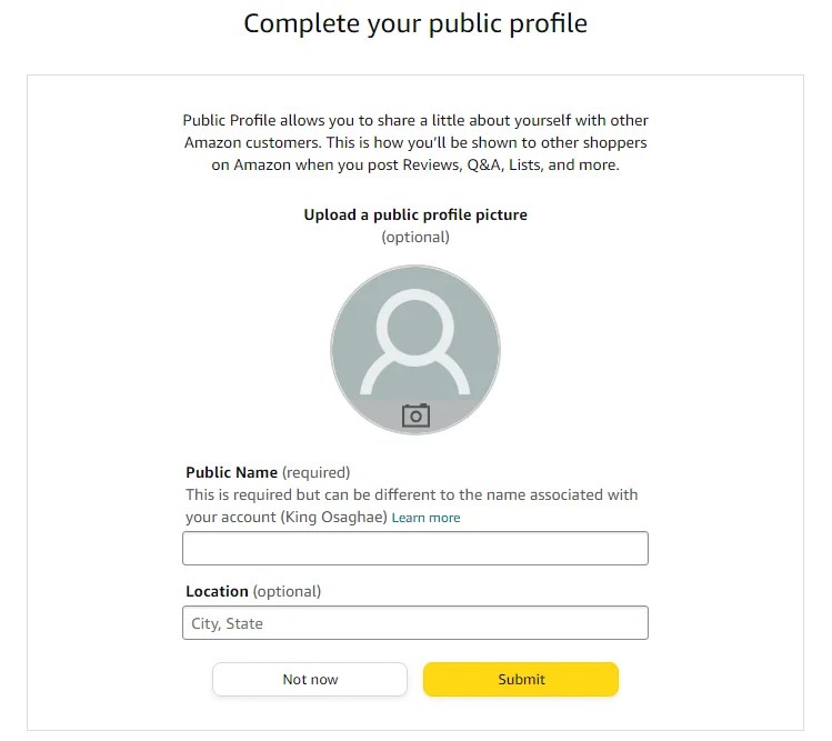 How To Obtain Your Amazon Profile Link (2024) Techzerg