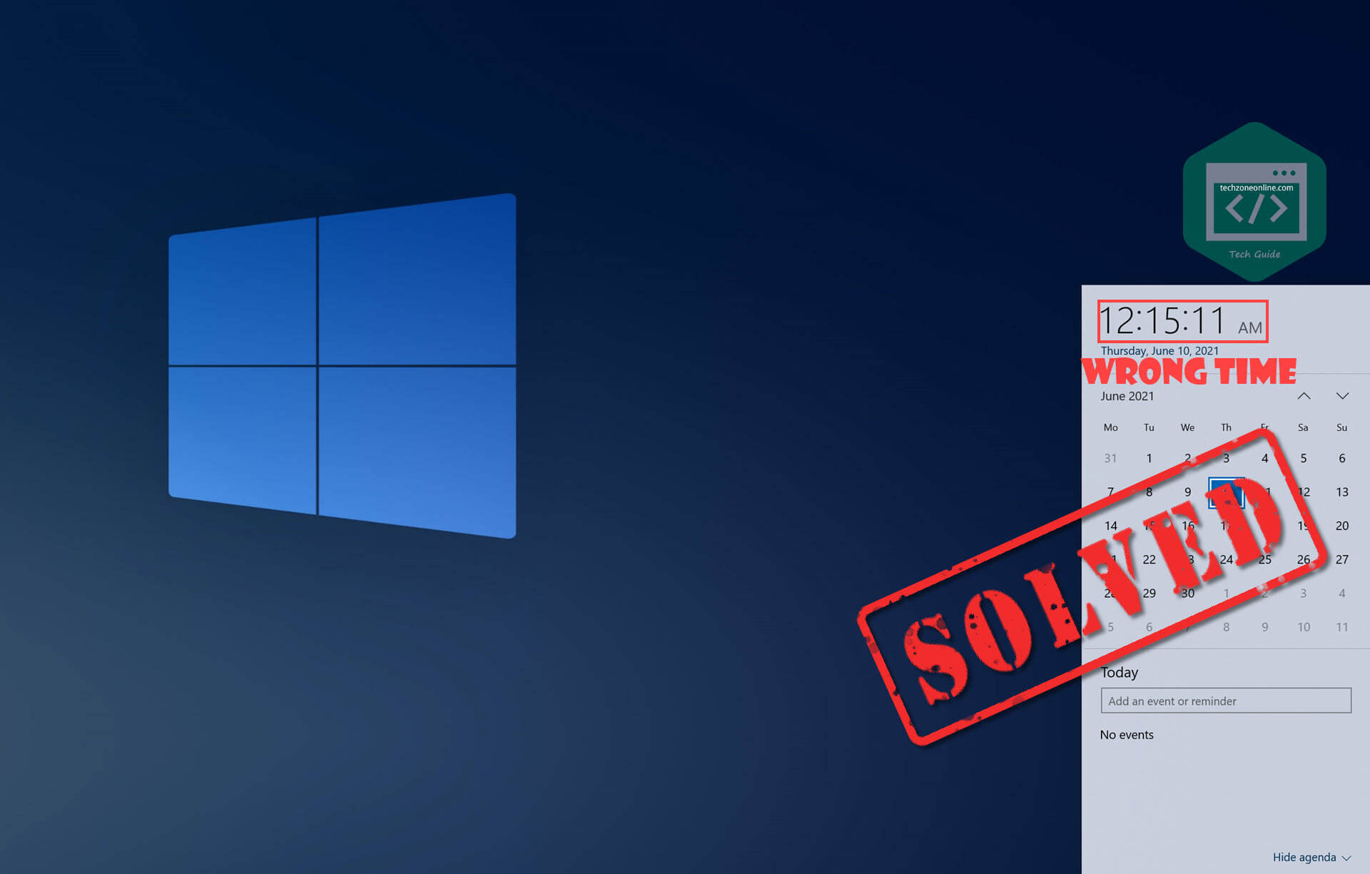 [SOLVED] Windows 10 Time always wrong TechZone Online