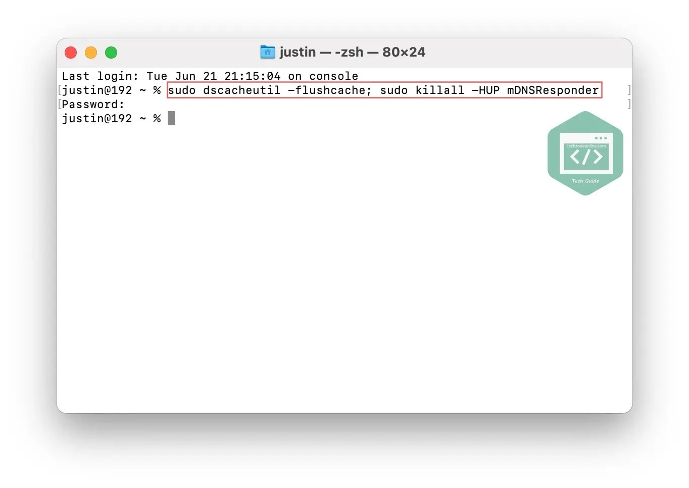 [SOLVED] How to flush DNS cache on a Mac Techzone Online