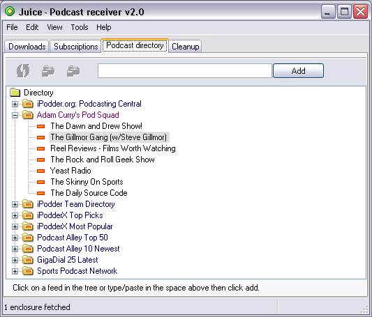 Free Podcast Aggregator Software Download Juice Podcast Receiver