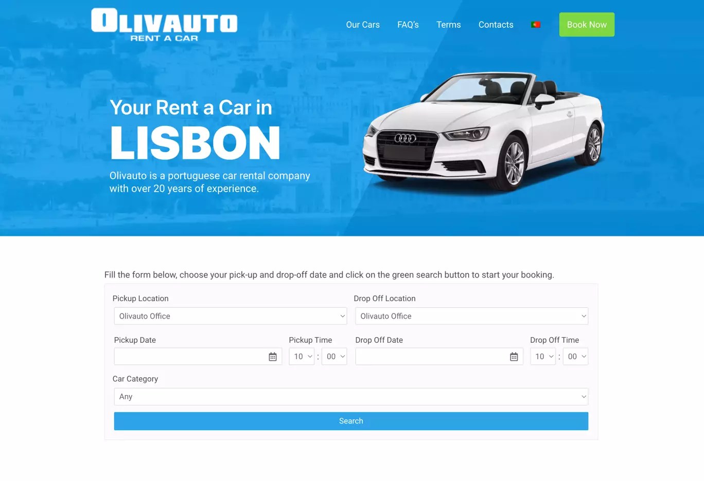 Olivauto RentaCar Tecla Digital