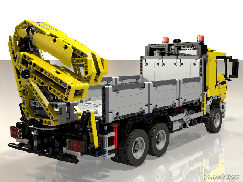 LEGO MOC4156 MAN Transport Truck (Service Packs > Technic 2015