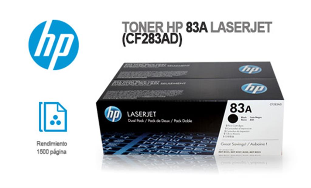 TONER HP NEGRO DUAL P/LASERJET PRO M201dw/MFP M127fn/M225dw Teclu