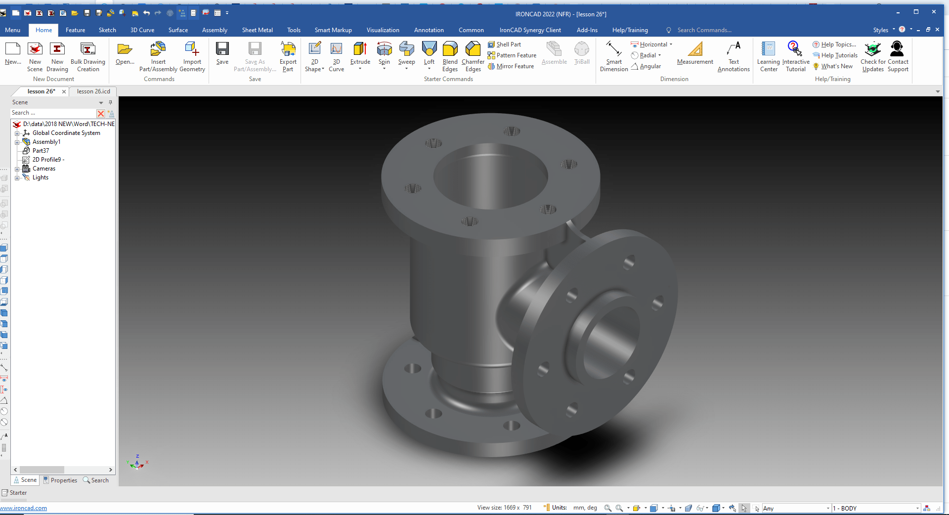 IronCAD vs Solidworks Assembly Lesson 26 INC