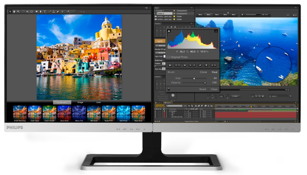 Philips lança monitor com duas telas no Brasil Tecnoblog