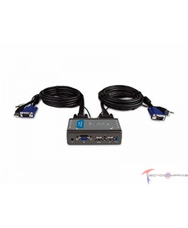 Switchs DLINK KVM221 El dispositivo kvm221 es un miniswitch para