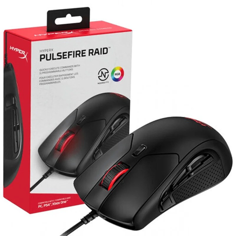 MOUSE HYPERX PULSEFIRE FPS PRO RGB GAMING tecnofel