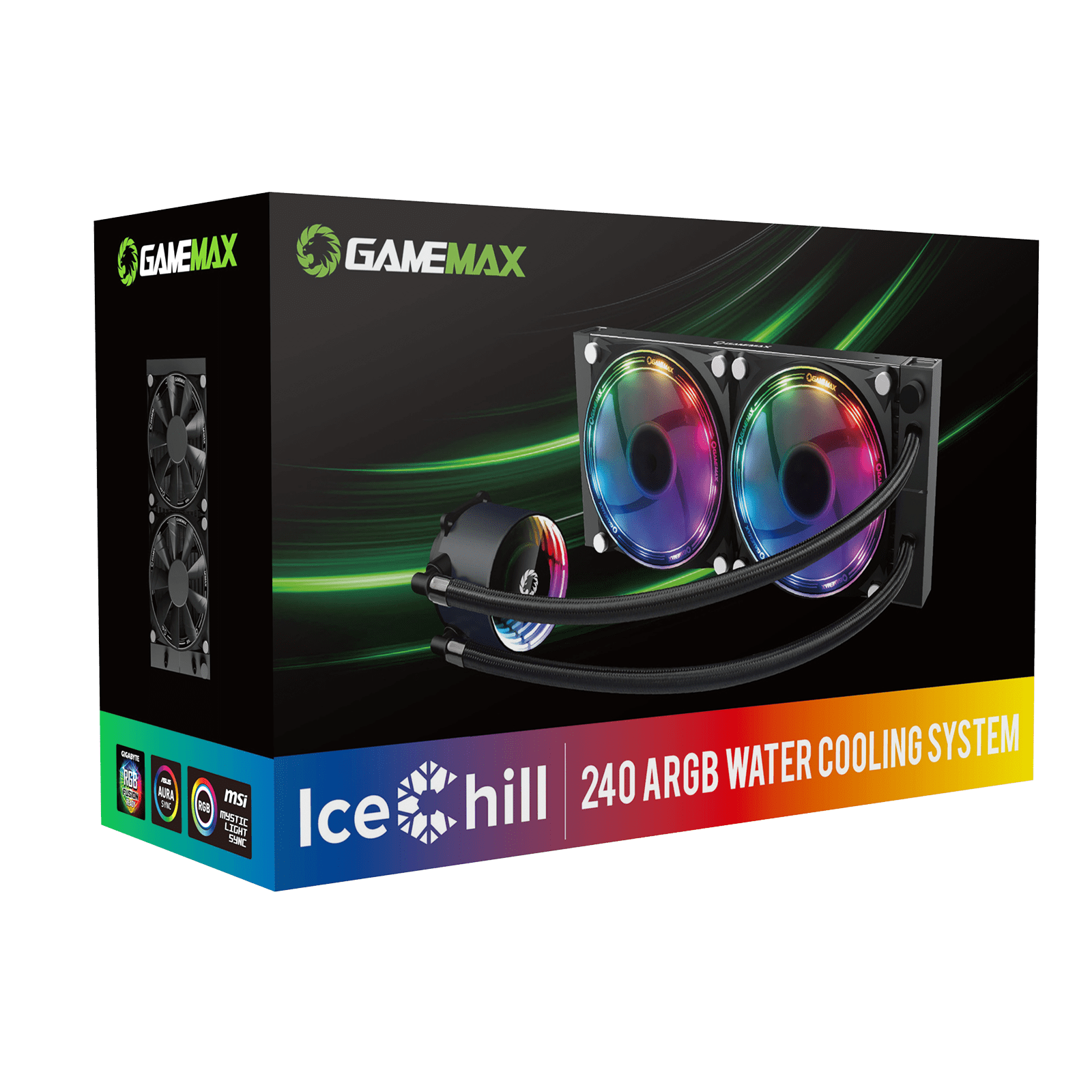 CPU Cooler Gamemax Water Ice CHILL240 ARGB AIO TecnoGeek Rosario