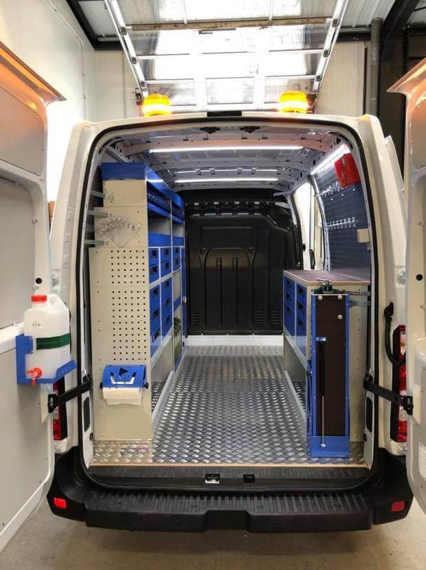 Van Shelving For Electricians Van Racking Tecnolam