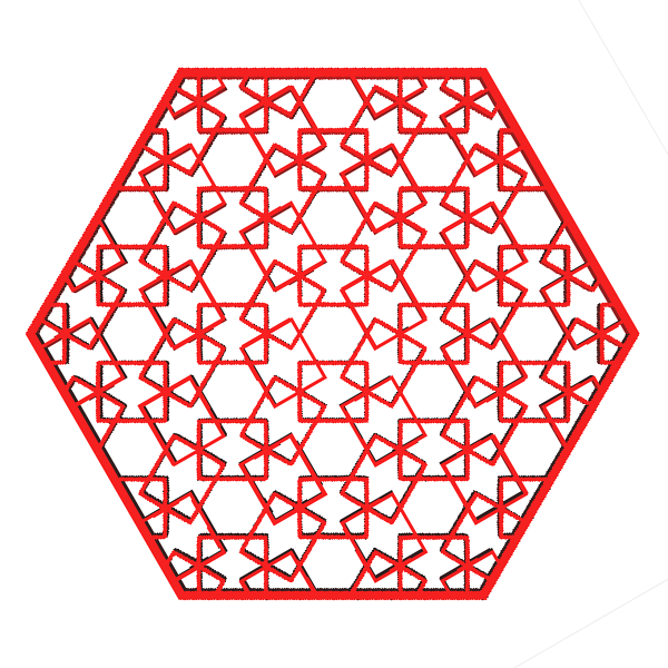 overlapping rectangles 100Hex