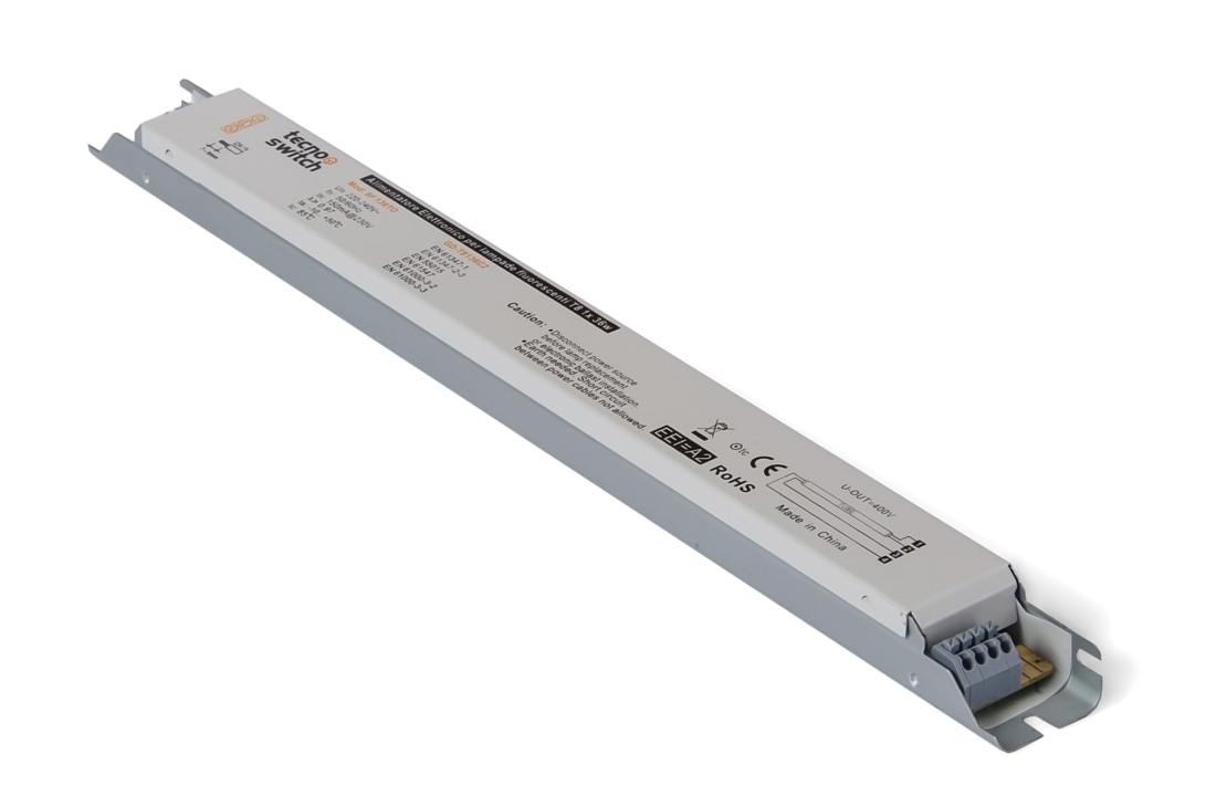 Electronic ballast dimmable for fluorescent lamps BF 258 DI Tecnoswitch