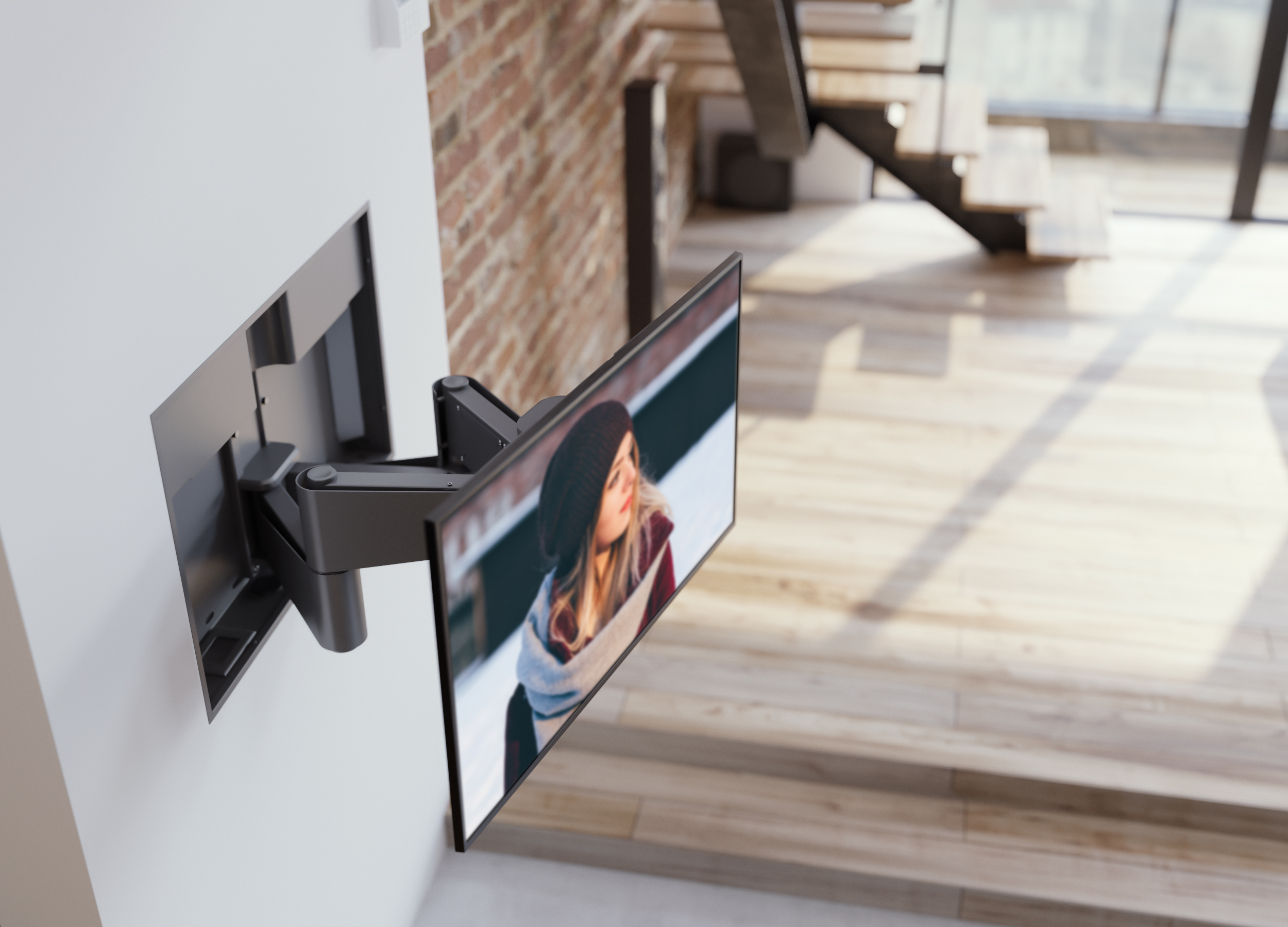 Apex de Nexus 21, insuperable soporte de TV motorizado para pared
