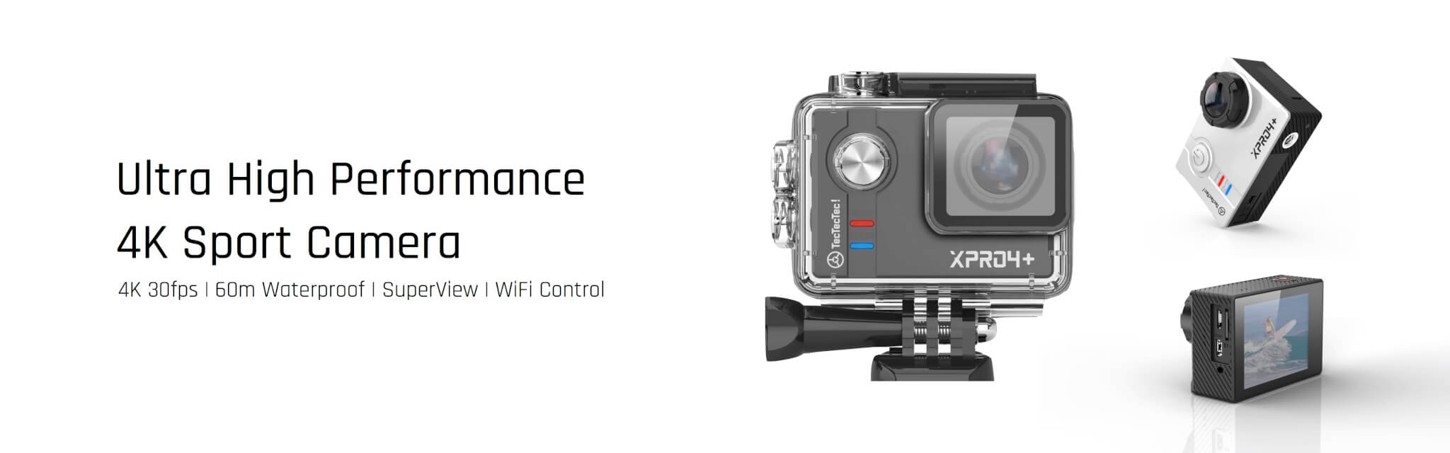 TecTecTec XPRO4+ waterproof action camera TecTecTec