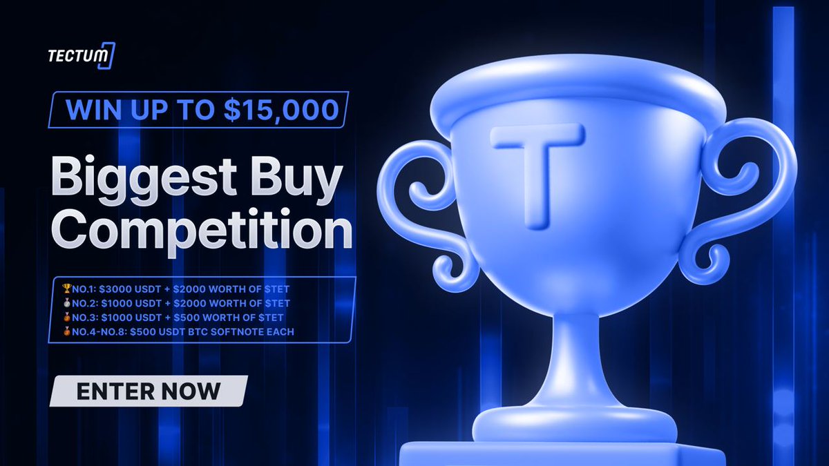 Tectum Launches the Biggest Buy Competition With a 15,000 Prize Pool