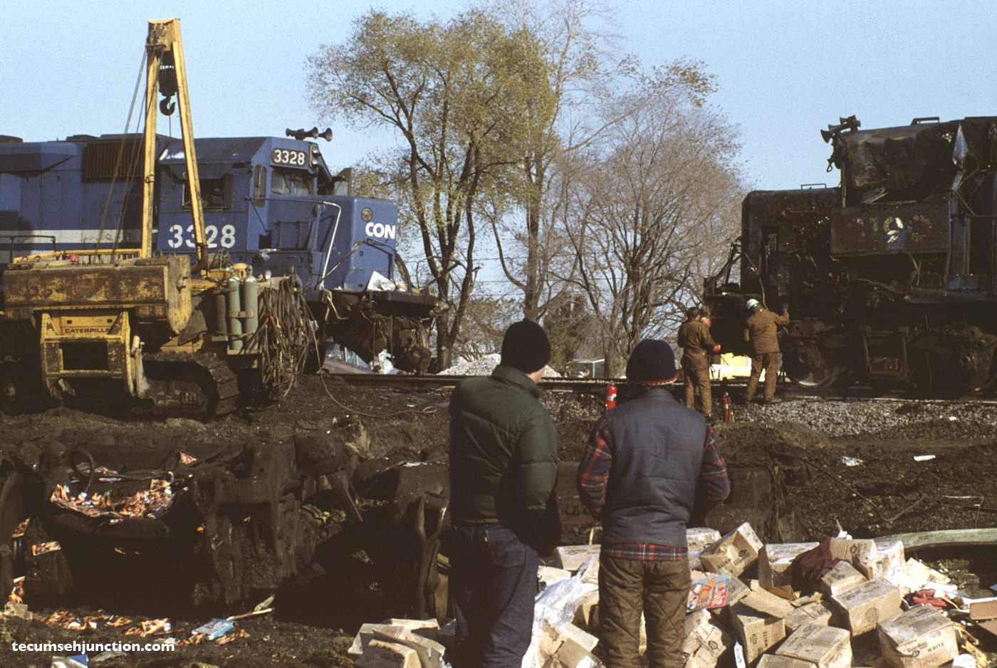 Conrail’s collision at Millbury, Ohio—11/11/1983 Tecumseh Junction