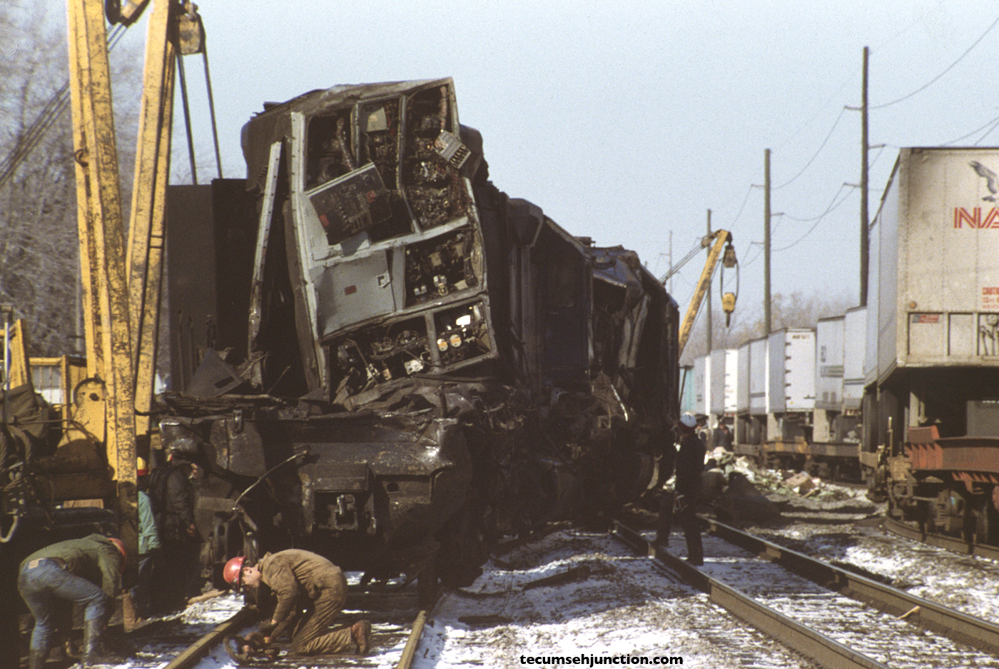 Conrail’s collision at Millbury, Ohio—11/11/1983 Tecumseh Junction