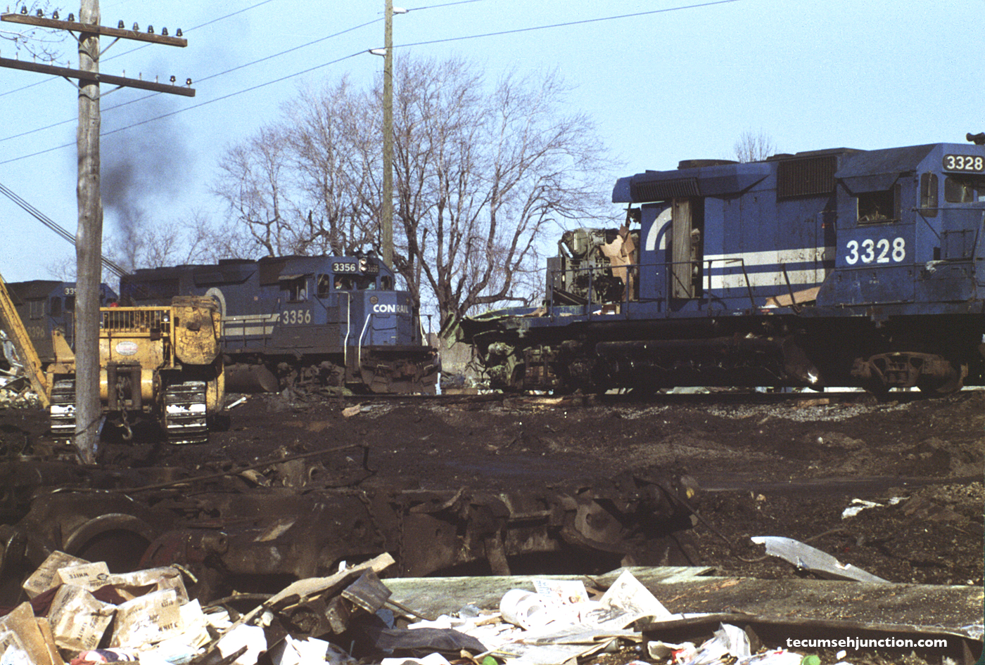 Conrail’s collision at Millbury, Ohio—11/11/1983 Tecumseh Junction